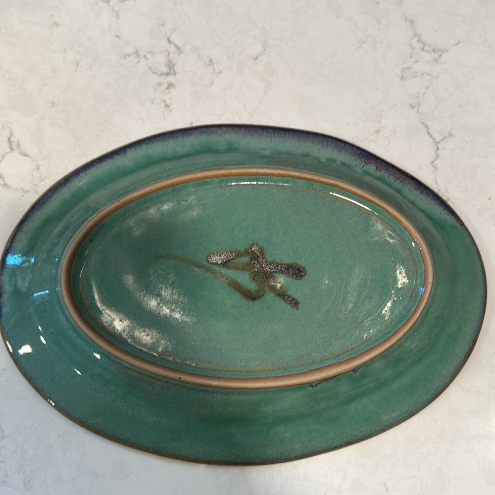 Handmade oval platter - Picture 5 of 6